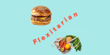 flexitarian burger vegetables fruit cooking meat vegan