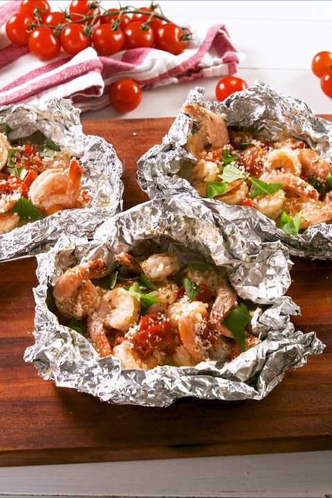 tuscan butter shrimp foil packs   delishcom