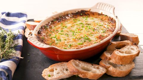 preview for Cheesy French Onion Dip Is The Only Dip That Matters During Football Season