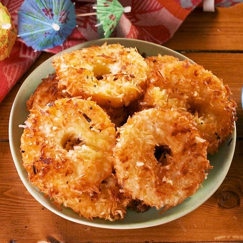 fried piña colada rings