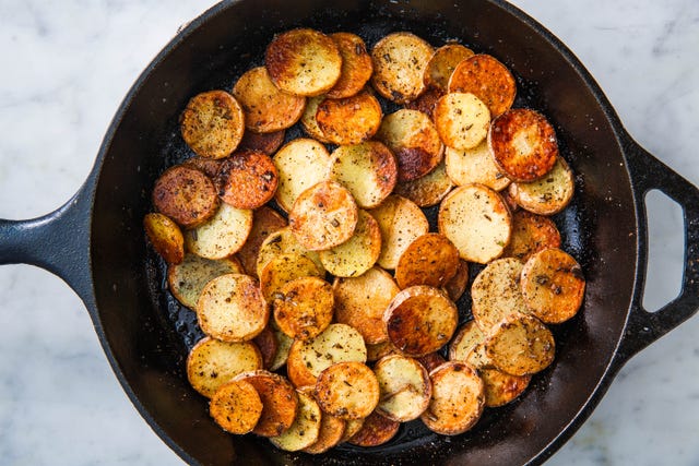 skillet fried potatoes