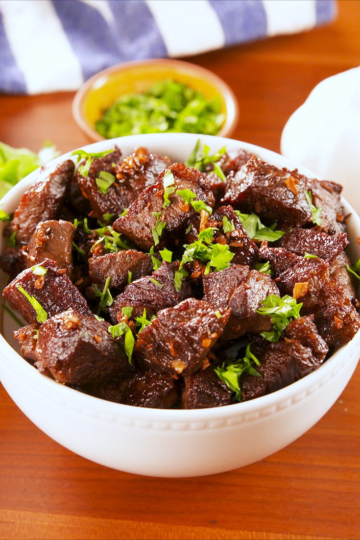 Garlic Butter Steak Bites — Delish.com