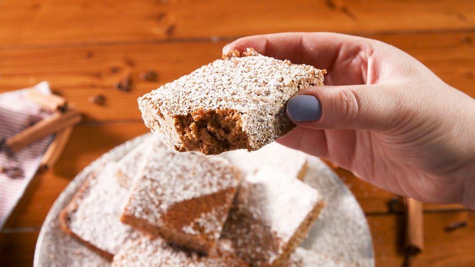 gingerbread blondies