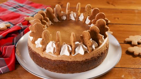 preview for This Gingerbread Cheesecake Is Festive AF