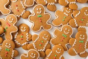 decorated soft gingerbread cookies