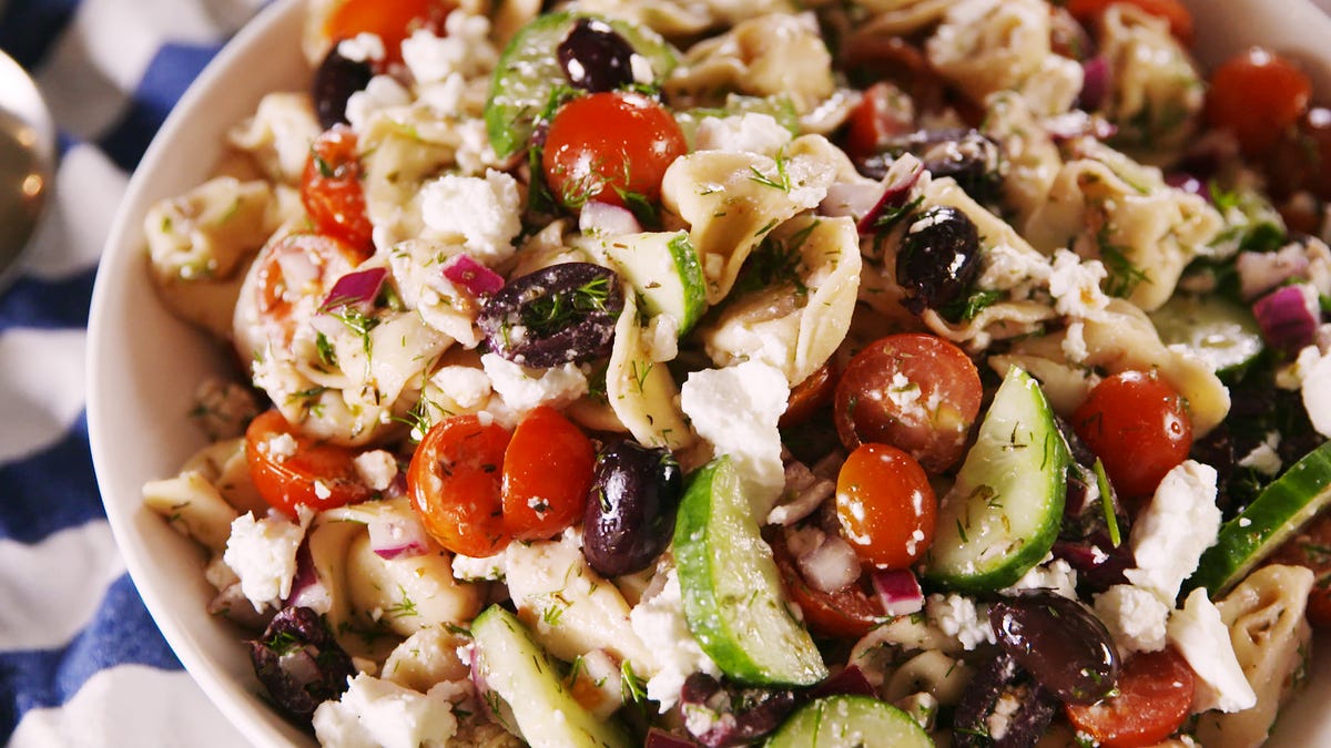 preview for Greek Tortellini Salad Is A Picnic MVP