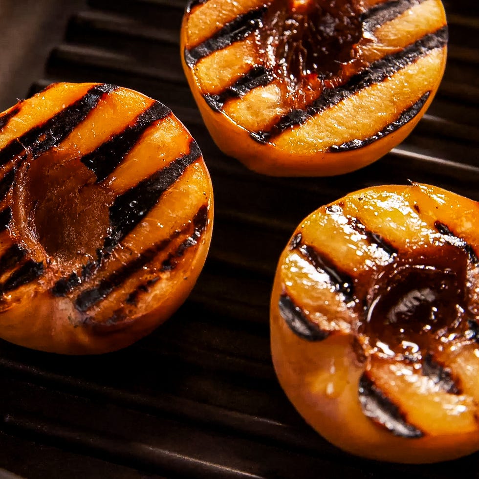 grilled peaches steps