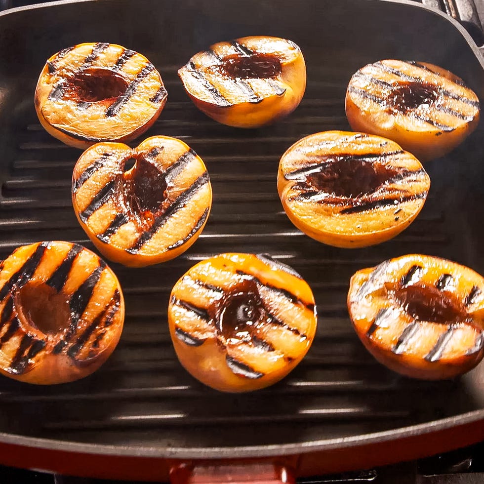 grilled peaches steps