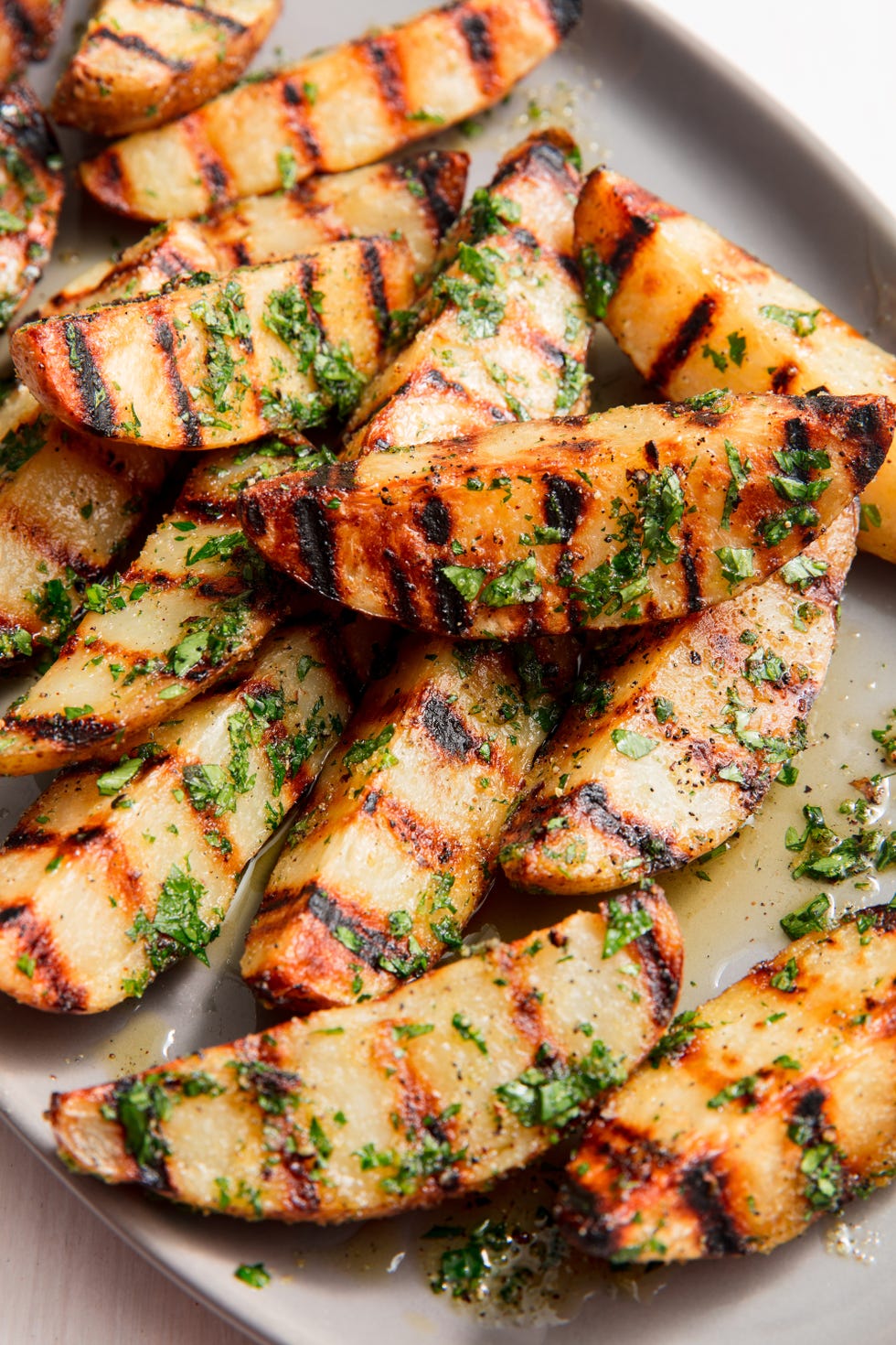 grilled potatoes