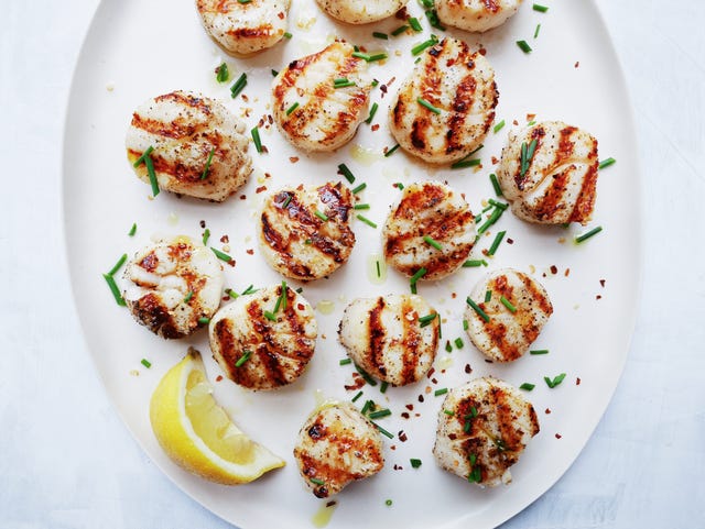 grilled scallops