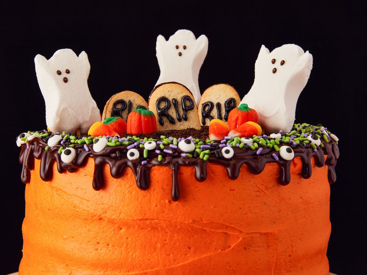Best Halloween Cake Recipe - How To Make Halloween Layer Cake