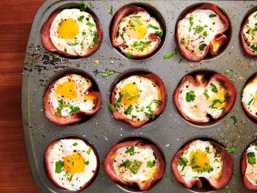 Sheet Pan Ham and Eggs