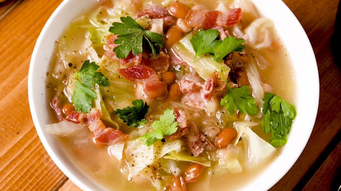 Video player poster image preview for Leftover Ham? Make This Hearty & Healthy Soup