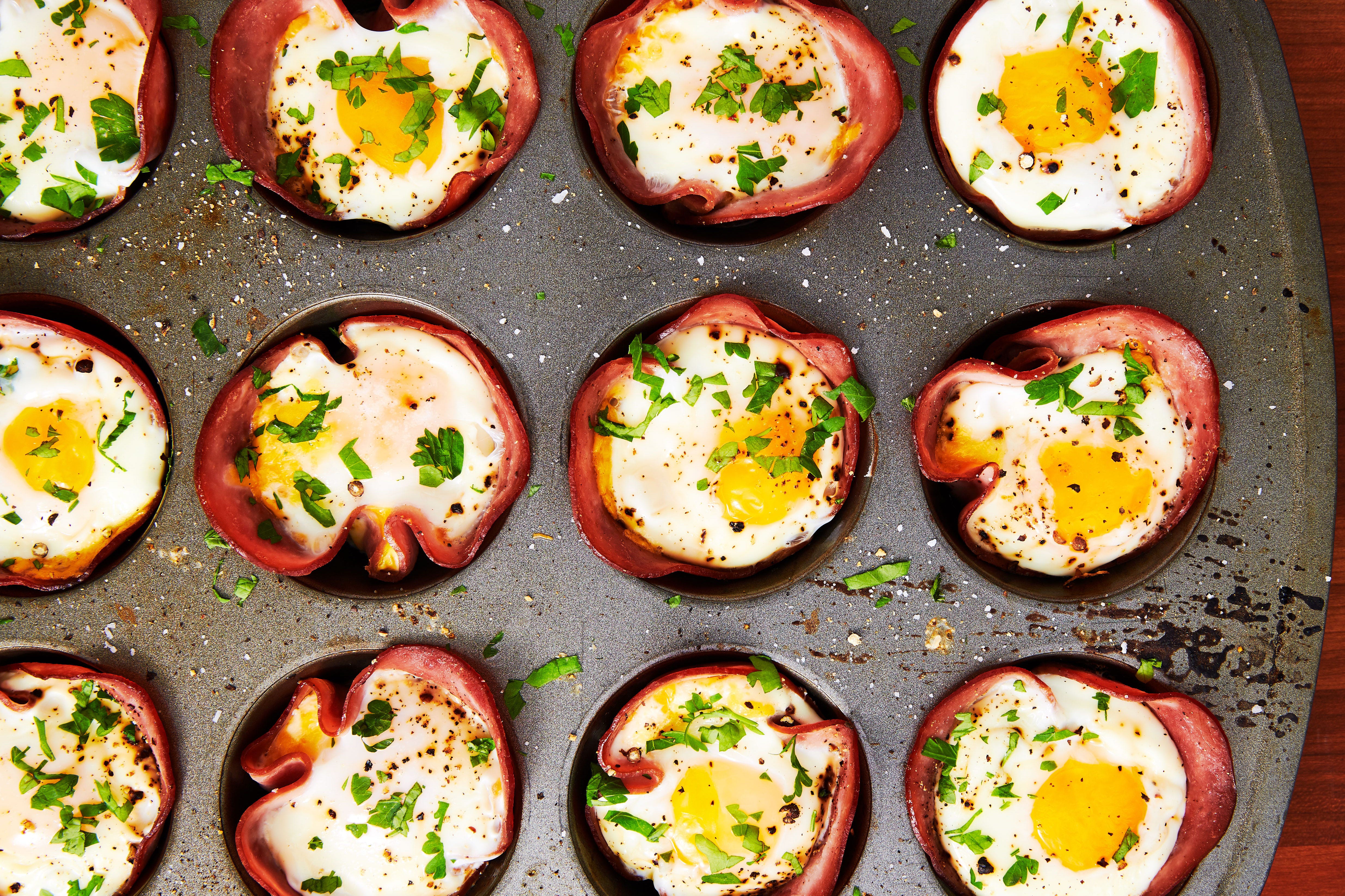 huevos con jamón y queso