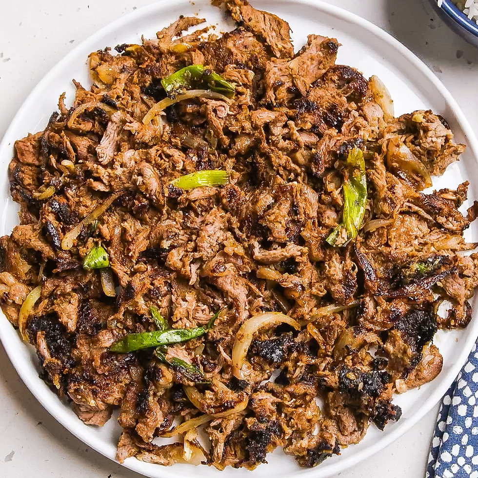 bulgogi on a platter
