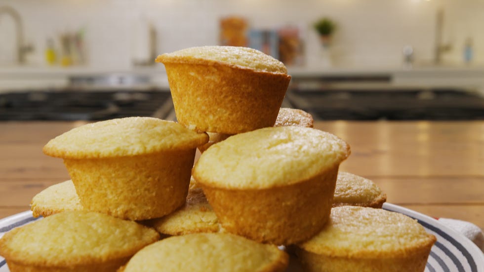 pile of maple cornbread muffins