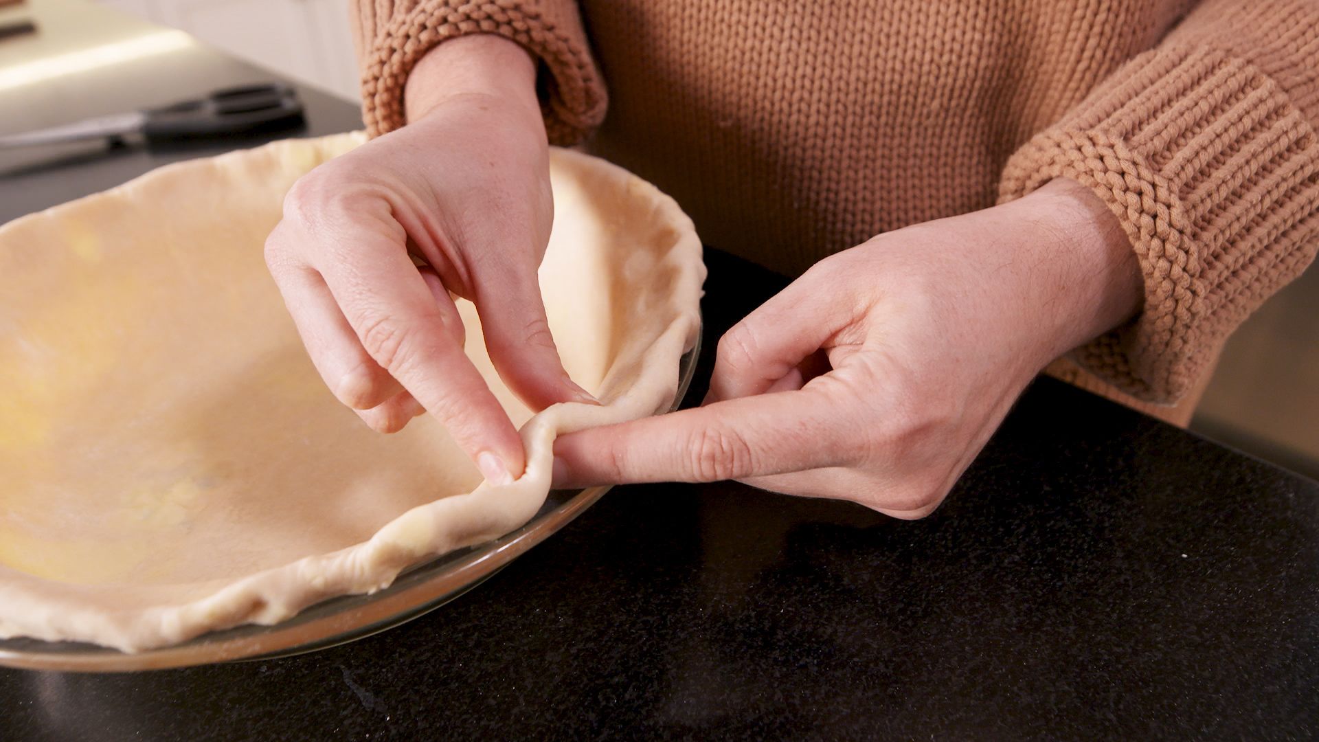 Dough crimper clearance