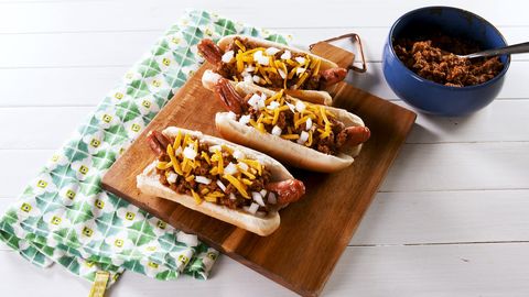 preview for This Easy Chili Makes The Best Chili Dogs EVER
