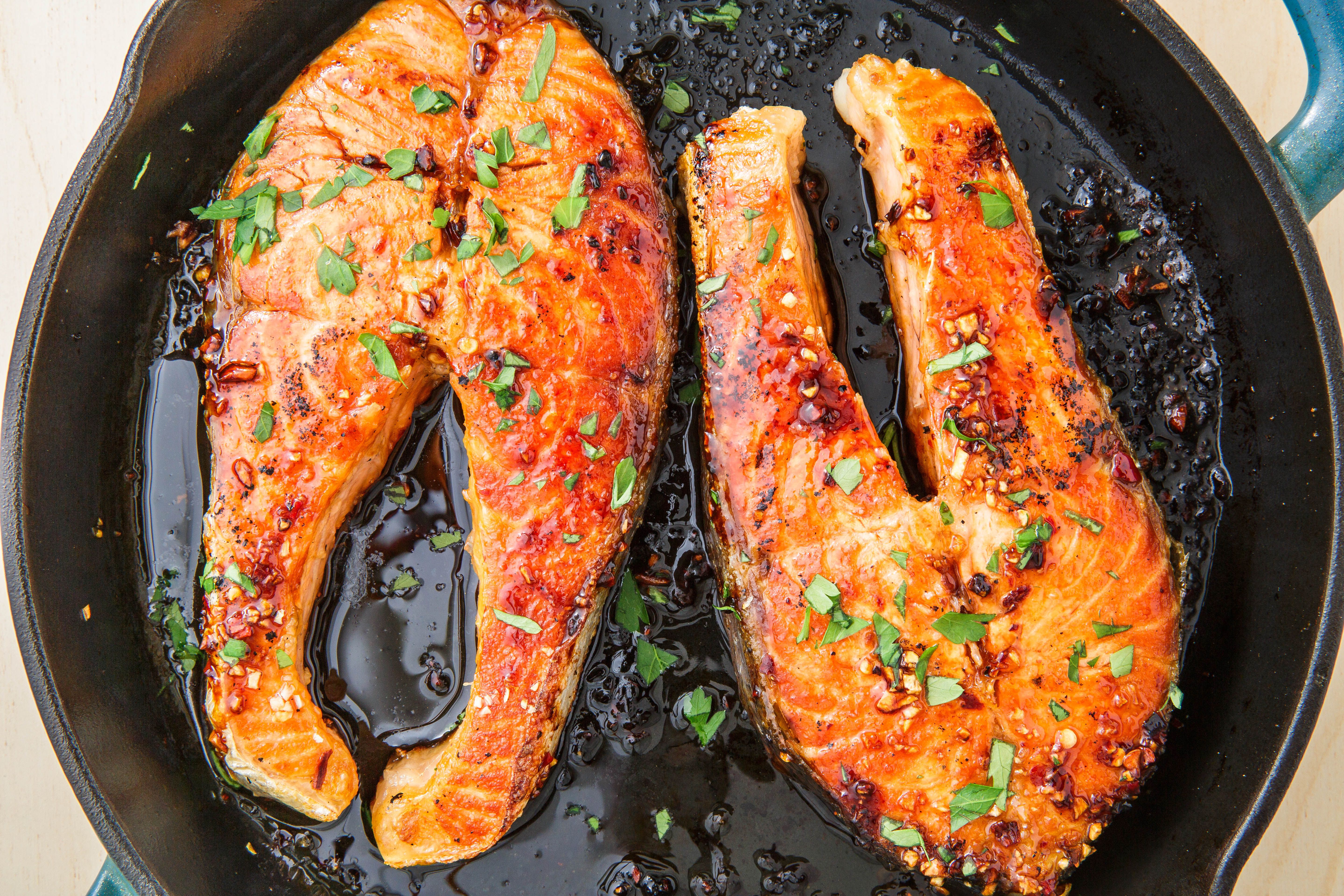 Salmon steak recipe