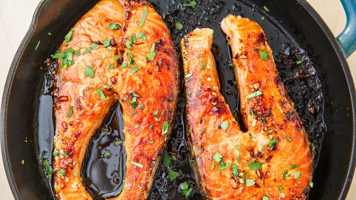 preview for You Only Need 10 Minutes To Make These Buttery Salmon Steaks