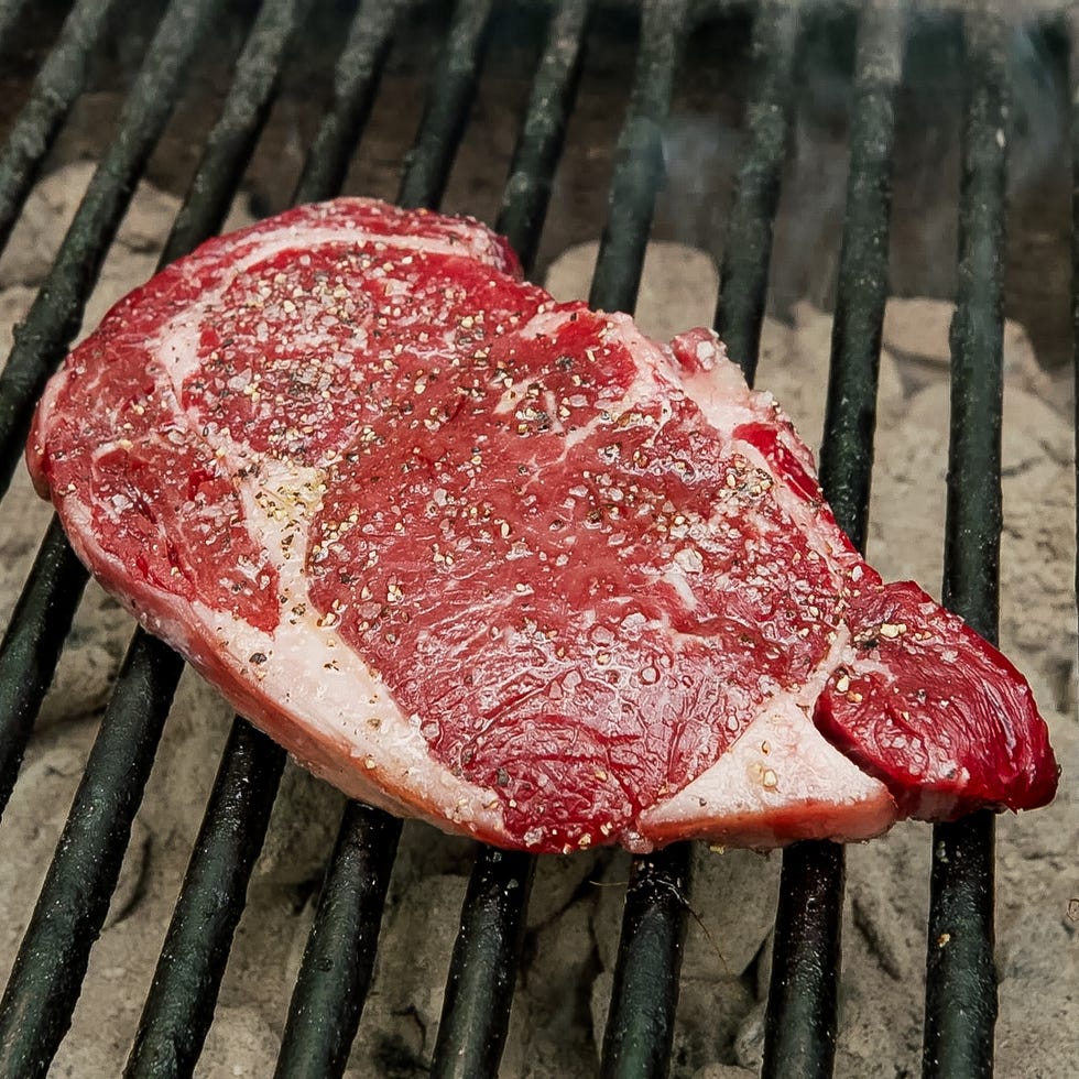 grilling ribeye steak