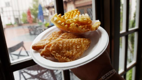fish and chips at busch gardens