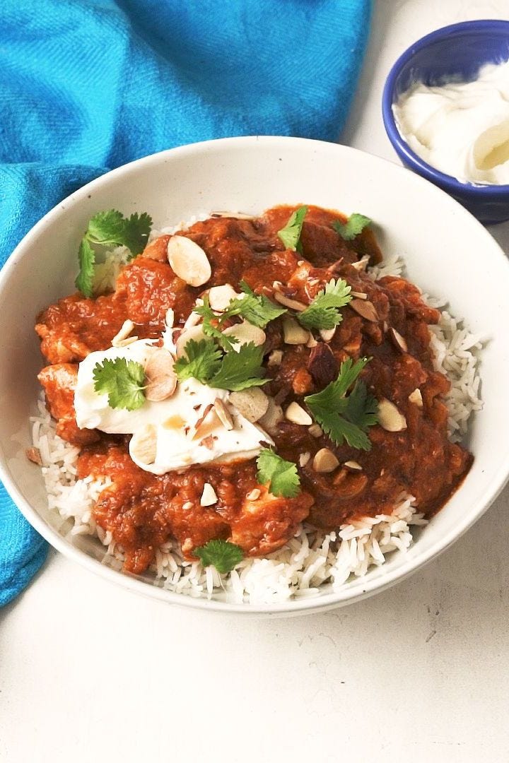 instant pot butternut squash chicken curry﻿