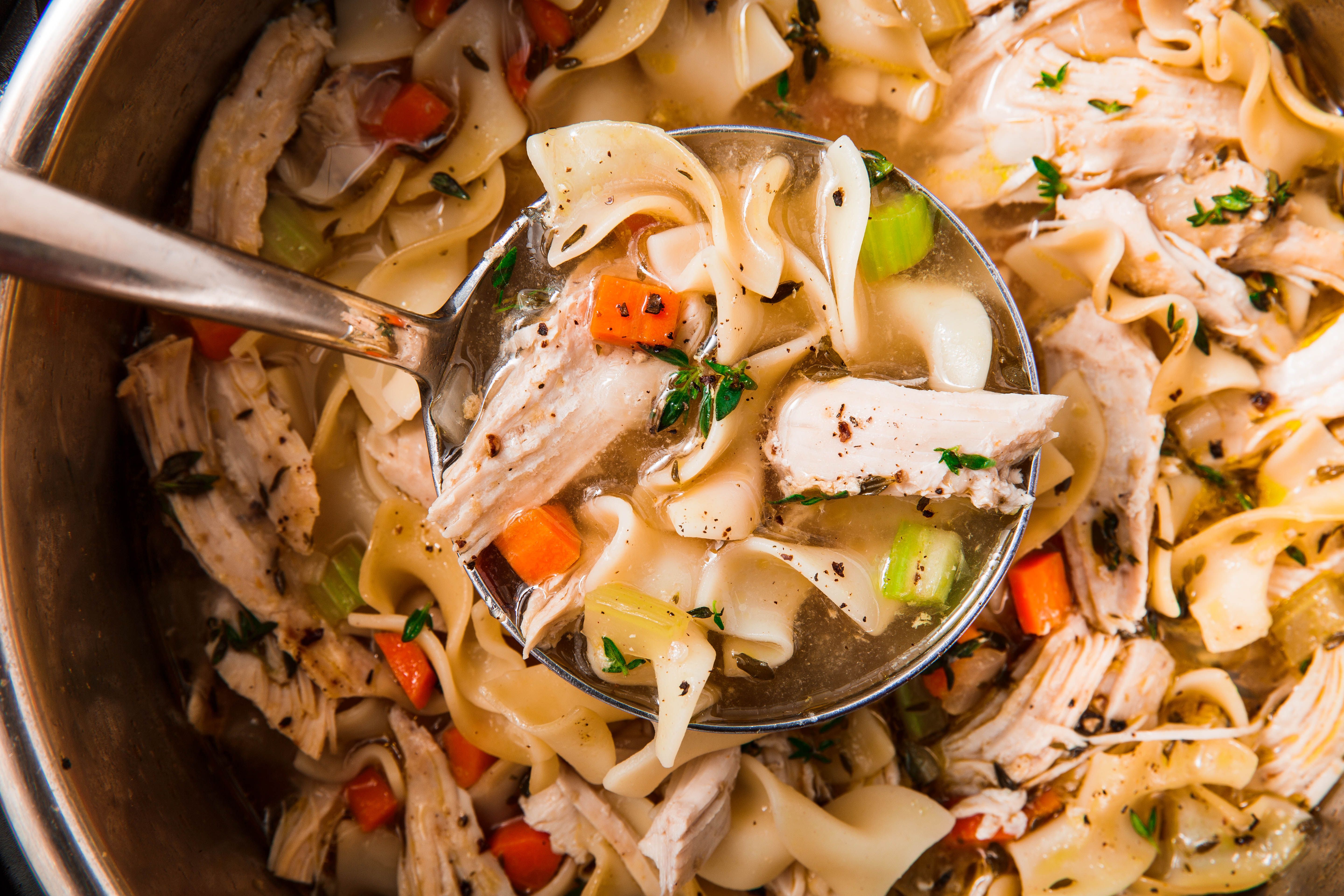 The BEST Instant Pot / Pressure Cooker Chicken Noodle Soup