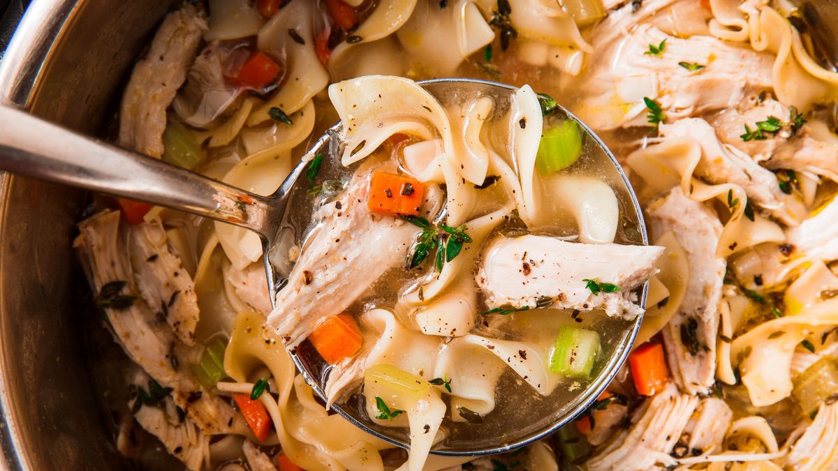 Indian Podi Kellange Xxx Video - Best Instant Pot Chicken Noodle Soup Recipe - How To Make Instant Pot  Chicken Noodle Soup