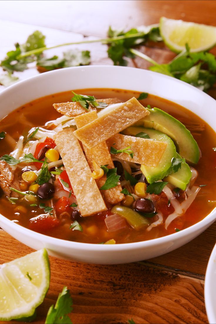 Healthy chicken tortilla soup instant online pot