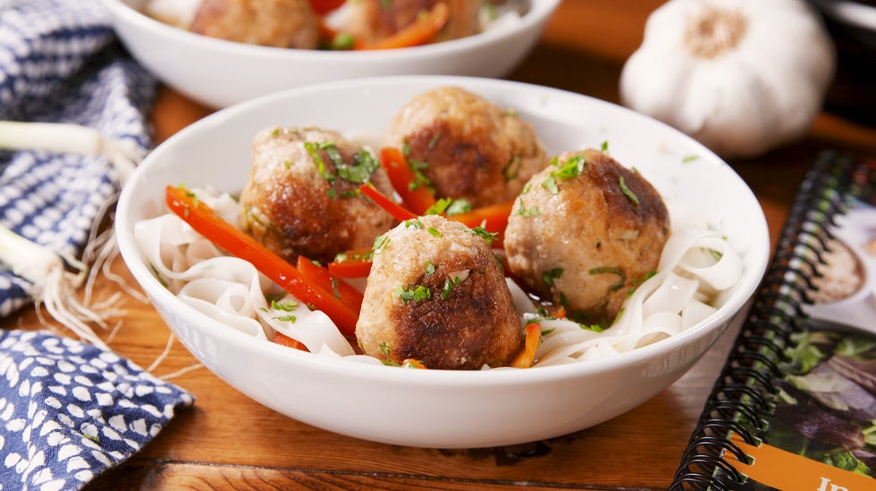 Best Instant Pot Turkey Meatballs With Rice Noodles Recipe - Delish.com