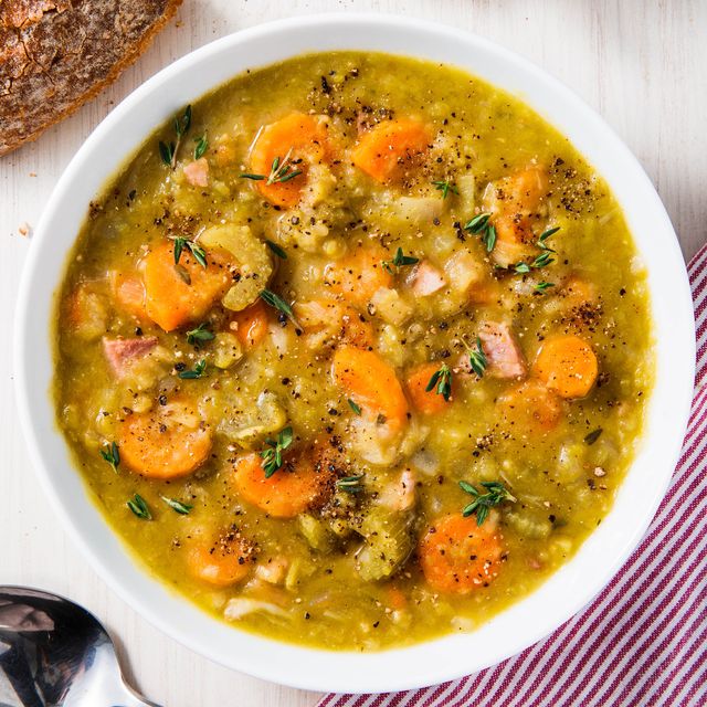 Easy Instant Pot Split Pea Soup (with Leftover Chicken Breast!)