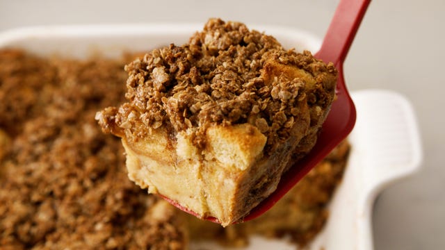 overnight almond butter banana french toast