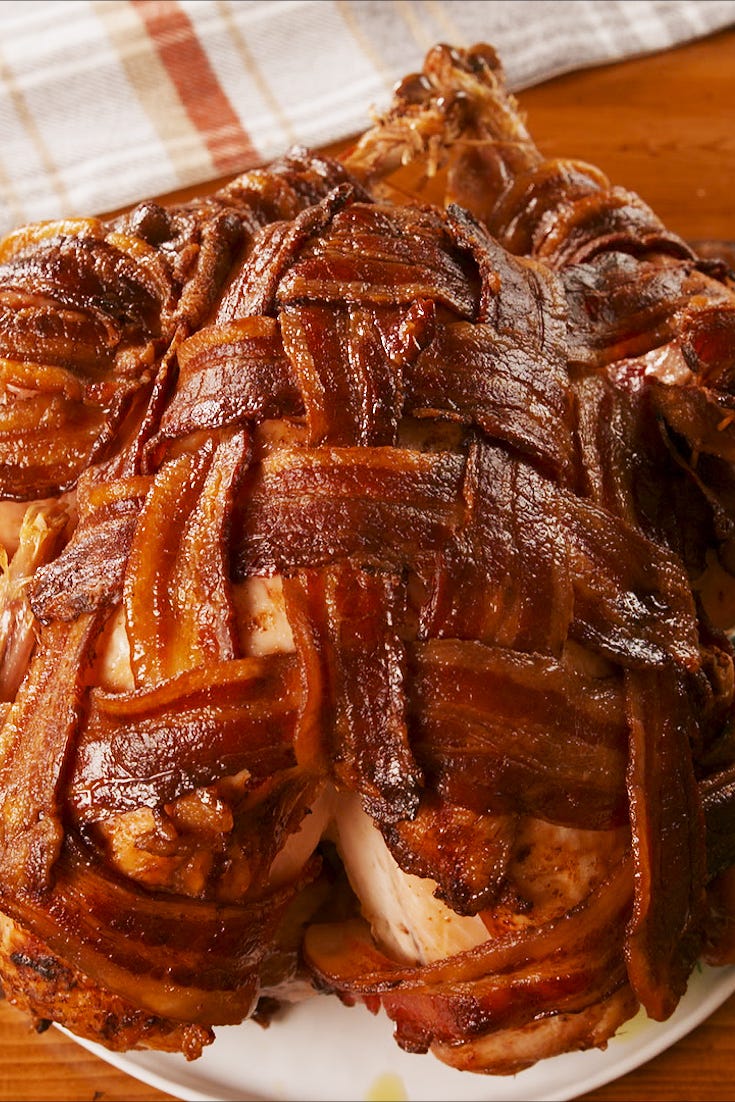 bacon wrapped turkey