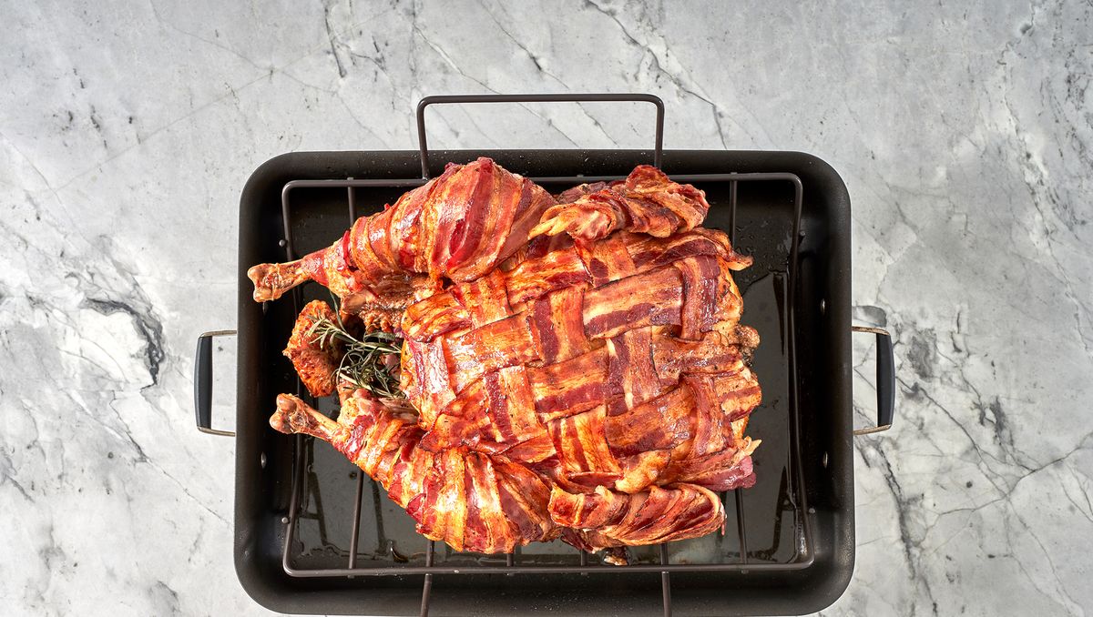 preview for You Should Be Serving Bacon-Wrapped Turkey This Thanksgiving