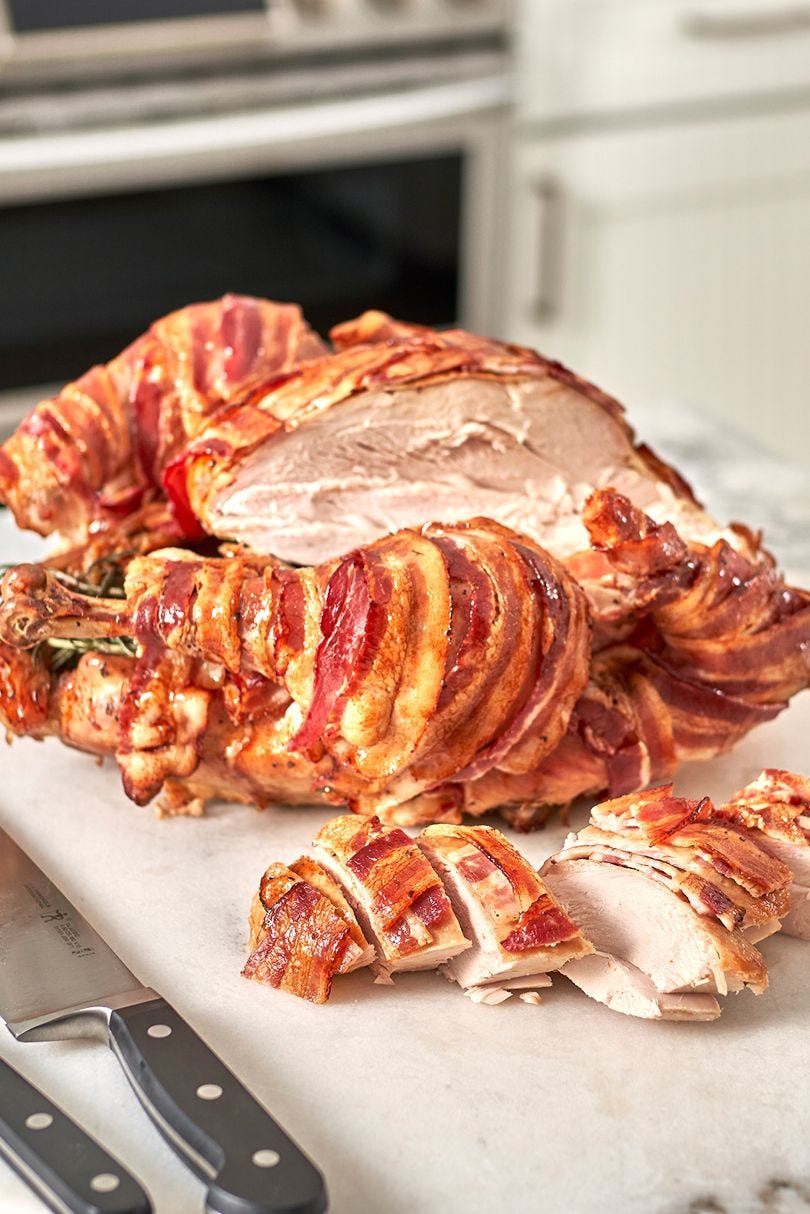 bacon wrapped turkey