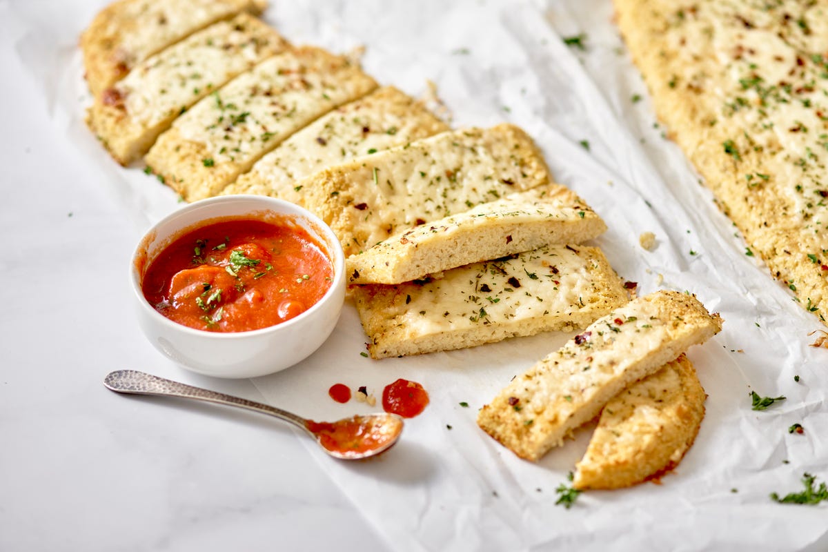 preview for Guilt-Free Cheesy Cauliflower Bread