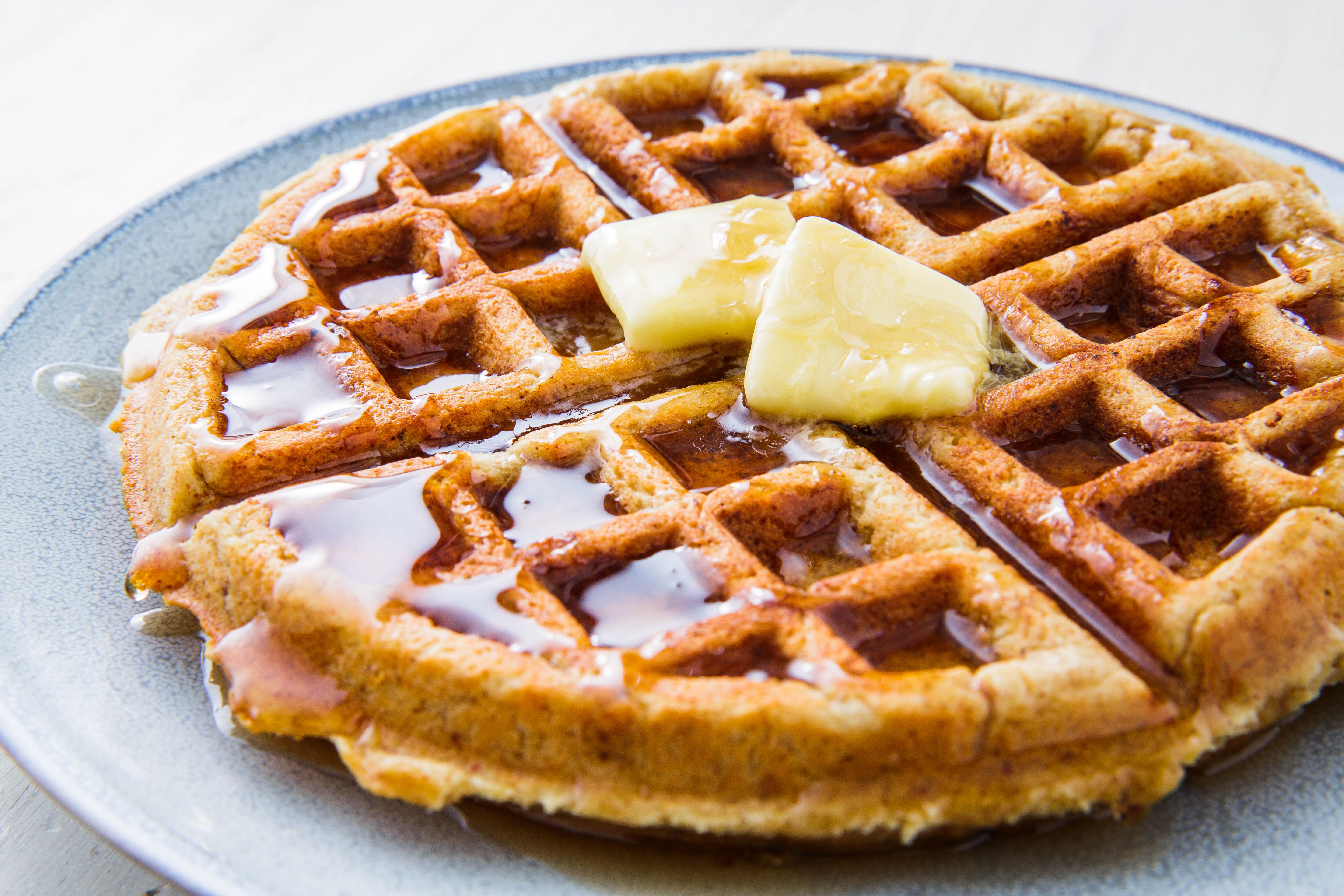 Almond Flour Waffles Recipe - Only 4 Ingredients - Low Carb & Keto