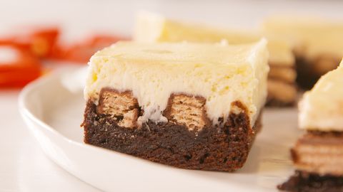 preview for Kit Kat Cheesecake Bars Are Almost Too Deadly