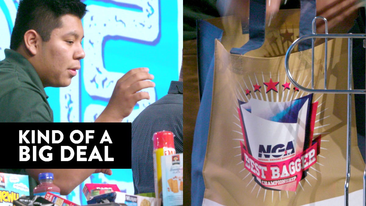 preview for A Grocery Bagging Competition Exists — And It's Strangely Intense
