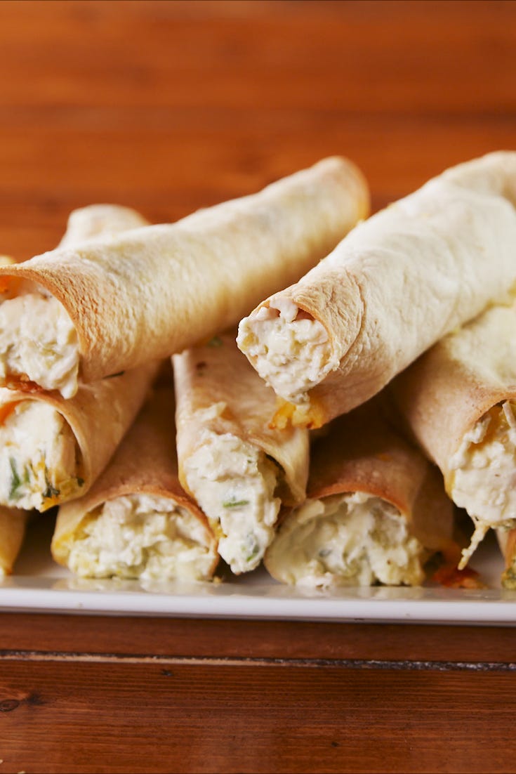 salsa verde ranch taquitos