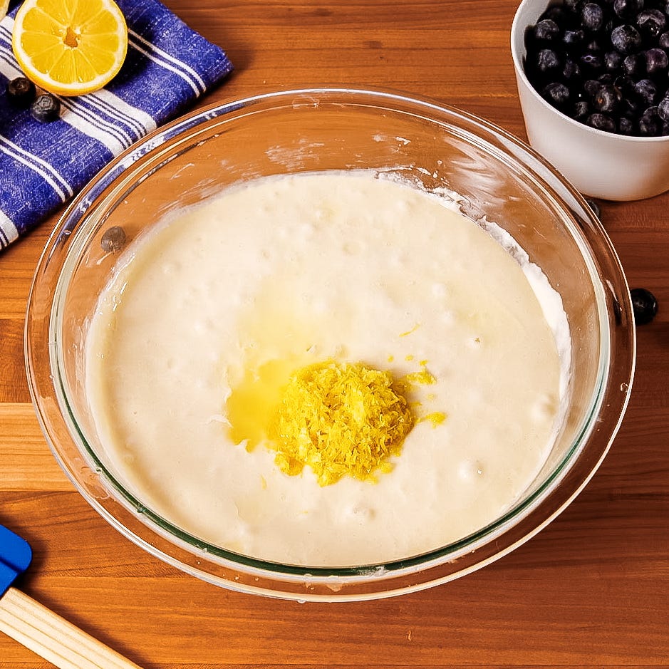 lemon blueberry cake