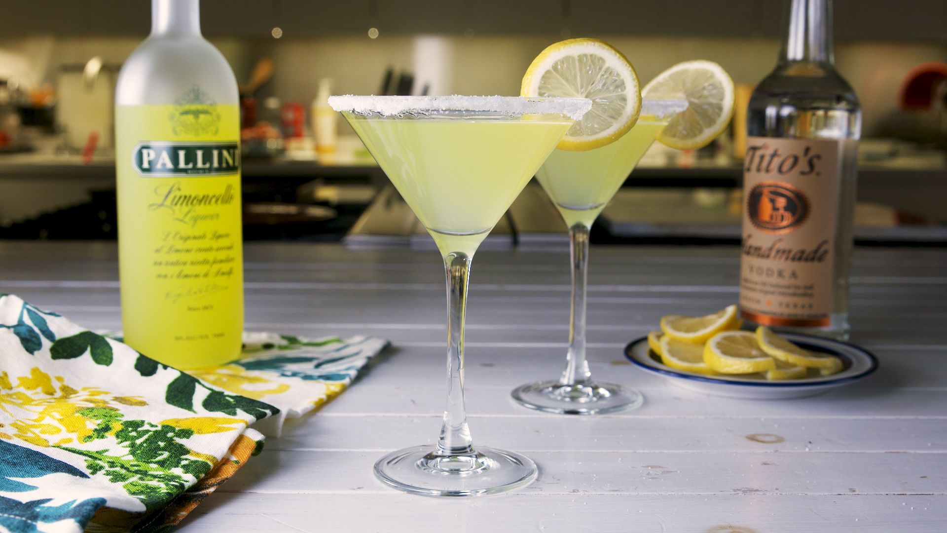 Bourbon Lemon Drop Martini - A Communal Table