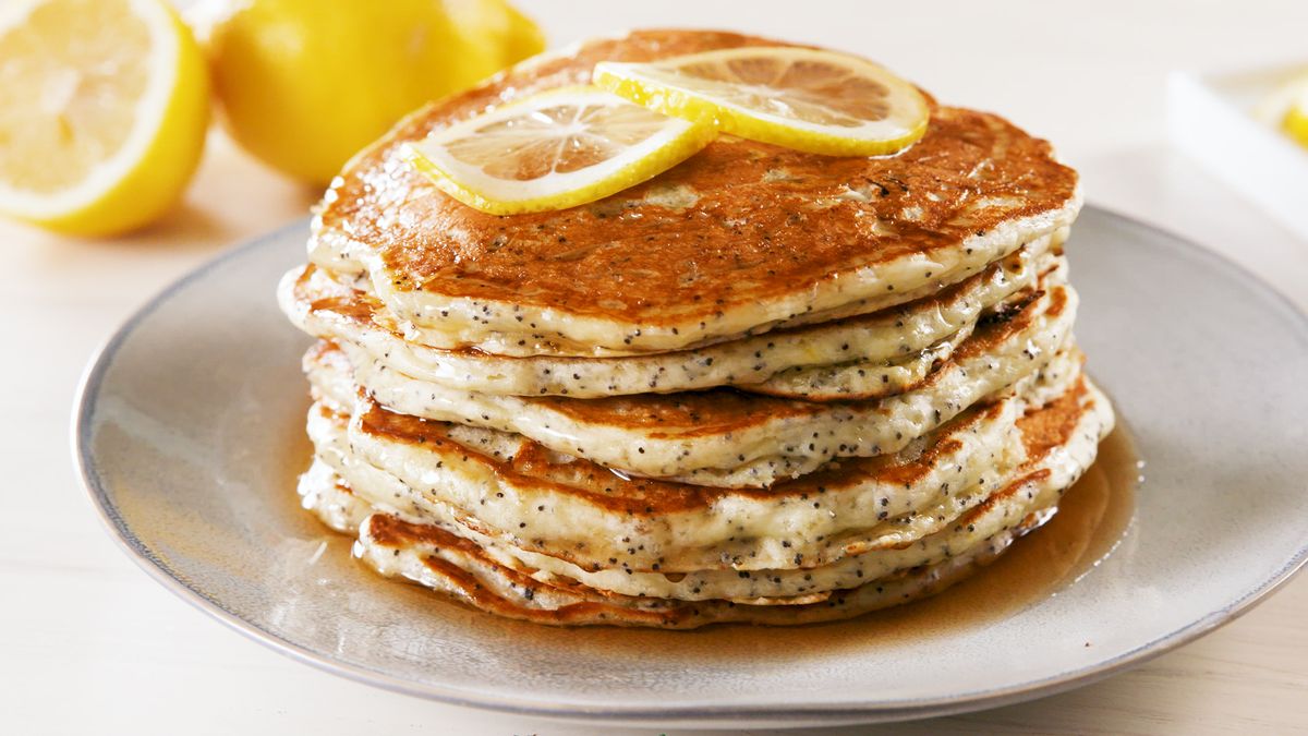 preview for Lemon Poppy Seed Pancakes Will Make You A Morning Person