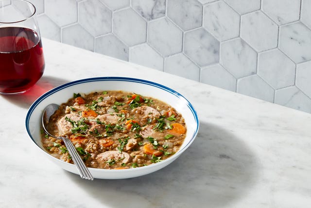 sausage lentil soup