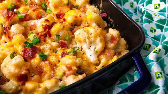 loaded cauliflower bake