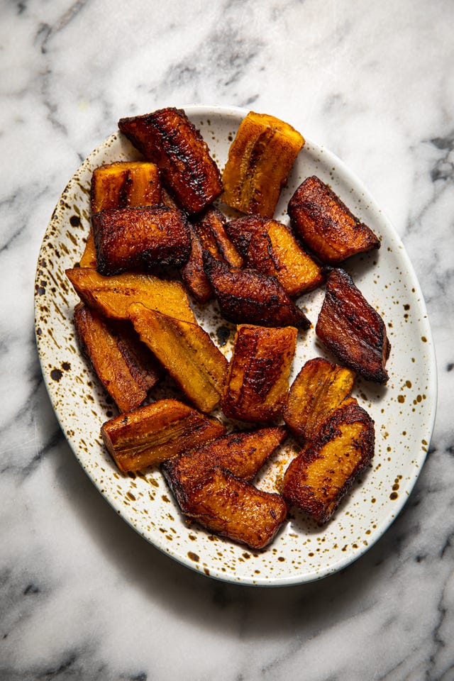 maduros fried plantains