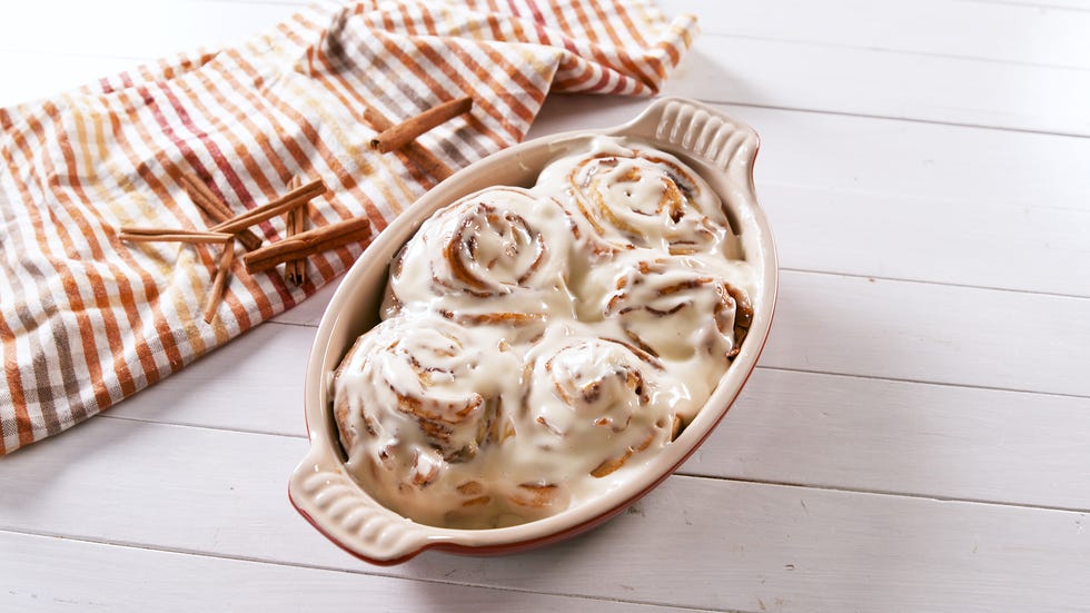 Maple Bacon Cinnamon Rolls - Delish.com