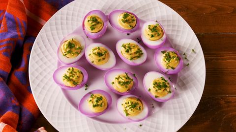 preview for These Are The Best (And Most Festive) Deviled Eggs EVER