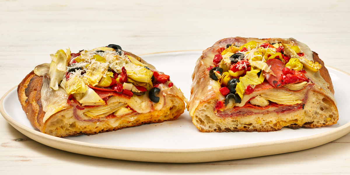 preview for Antipasto Stuffed Cheesy Bread